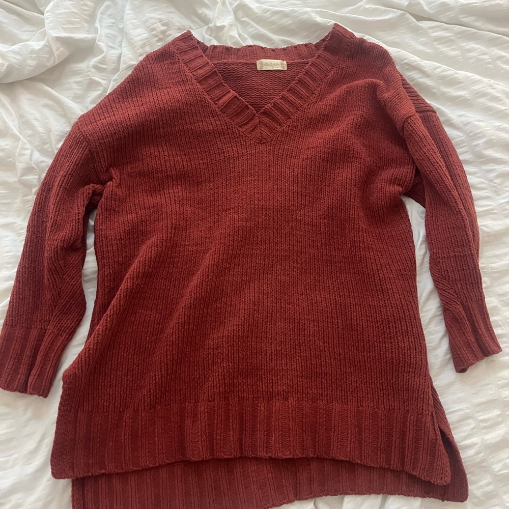 Altar’d State Women's Maroon Sweater